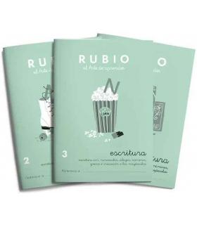 24 cuadernos de escritura y caligrafía Rubio pack colección