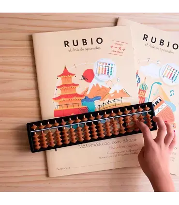 10 cuadernos de matemáticas con ábaco Rubio pack colección