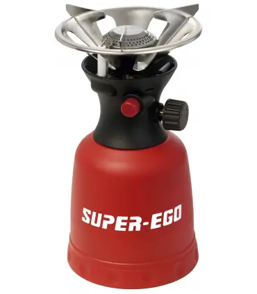 Hornillo de gas para cocinar en el campo de camping Super-Ego
