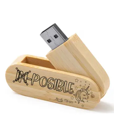Memoria USB madera 16GB - IM-POSIBLE
