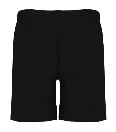 Pantalón para correr con bolsillos y slip interior negro Megawik