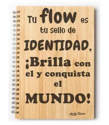 Libreta y bolígrafo - Tu flow es tu señal de identidad, ¡Brilla con el y conquista el mundo!
