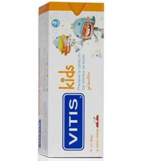 VITIS Kids gel dentífrico anticaries en dientes de leche 50ML