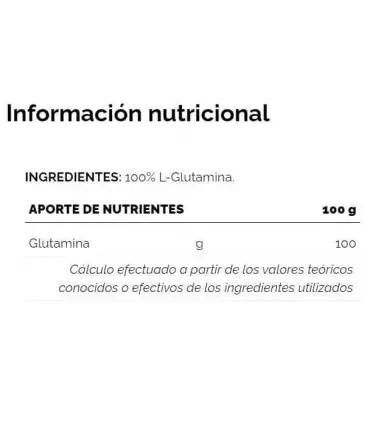 226ERS Glutamina aminoácido para mejor recuperación y combate la fatiga sabor neutro 300 gramos