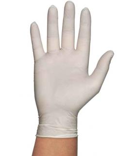 Caja de guantes de látex sin polvo 100 unidades