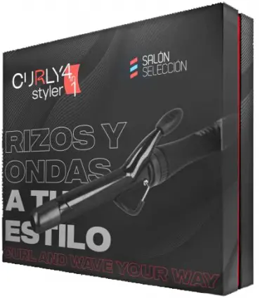 Salerm Curly Styler 4 in 1 rizador de pelo profesional Salón Selección V7978