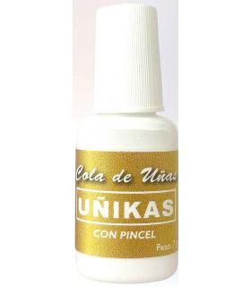 Uñikas Cola para Uñas Postizas con Pincel 7gr